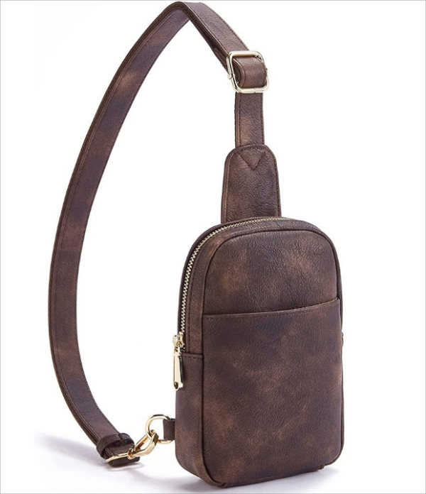 Trendy Single Shoulder Crossbody Bag with Zipper