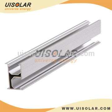 Anodized aluminium profile solar panel rail (solar mounting frame, aluminum framing)