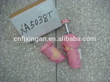 5 fold super mini cute umbrella wholesale in china