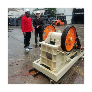 Small Portable Diesel Engine Stone Jaw Crusher PE250x400 with Jaw Plates