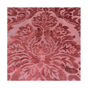 Jacquard Damask Velvet Upholstery Fabric for Curtains