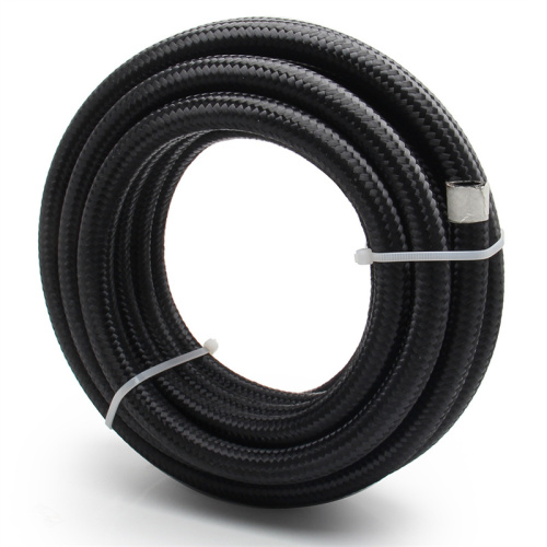 AN4 black nylon braided oil cooler tubing