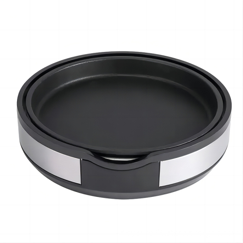 3-in-1 Detachable Electric Crepe and Pancake Maker - Stainless Steel Rotating Household Snack Maker