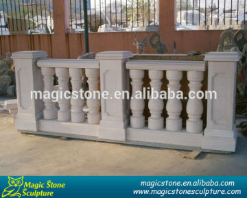 decrative marble balusters handrail