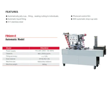 Cup Filling Sealing Machine Automatic Water Cup sealer