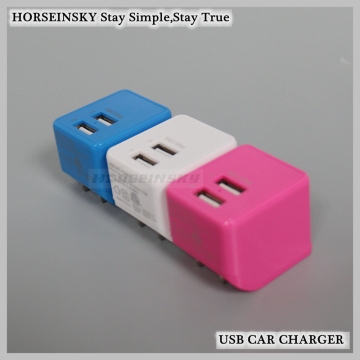 Customized Quick Charge Dual Port Slim USB Wall Charger
