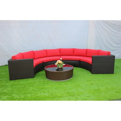Outdoor Woven Rattan Sofa Furniture - Courtyard Sofa Set