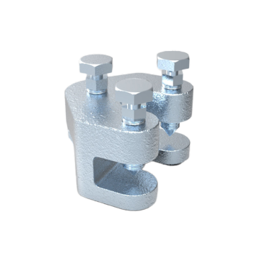 FM Approval M8 M10 Iron Carbon Steel Structure-Attachment Beam Adapter for Pipe