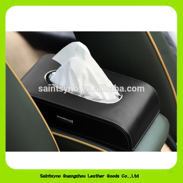 2016 PU Leather Tissue Cover Box Case Holder for Home Office Car Automotive 16006