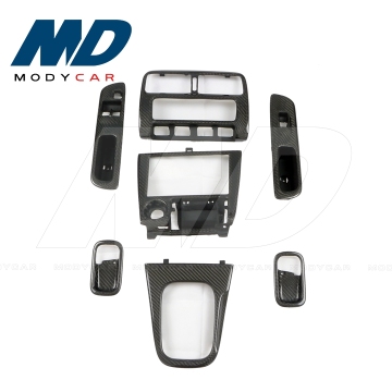 Carbon Fiber Interior Replacement Kit RHD (7 Pcs) for 1994-1998 Nissan S14