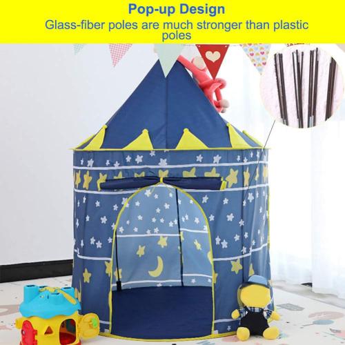 Foldable Portable  Princess Castle Tulle Kids Game Play Tent Creative Develop Outdoor Indoor Yurt Castle Playhouse Toys Gift