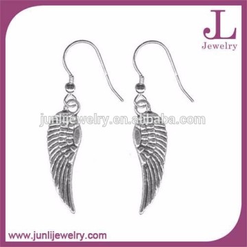 Wing Design Stainless Steel Fashion Earring Designs New Model Earrings