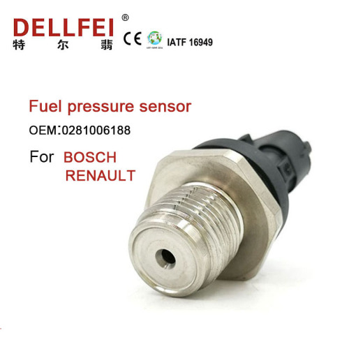 Bomba de riel común de alta presión 0281006188 para Renault