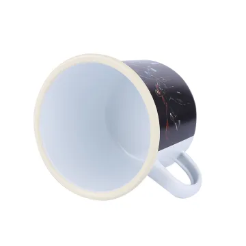 Custom Promotion Gift Metal Enamel Drinking Cup with Printing