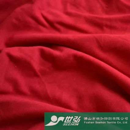 32S cotton double knit fabric 220g/m2