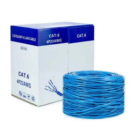 Factory Cheap CommScope CAT6 FTP 24AWG Copper Cable - LAN Network RJ45 CAT5 CAT6 Internet Cable