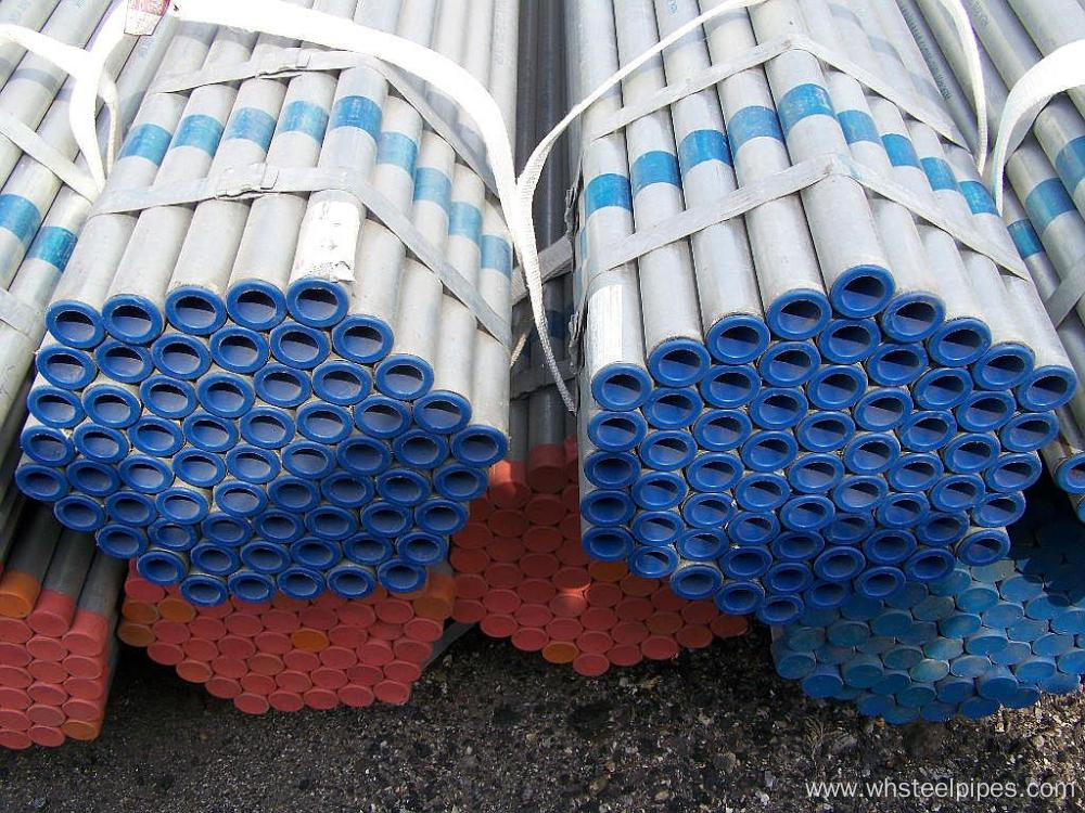 ERW Hot dip Technique and Galvanized Surface Treatment carbon construct ERW Steel