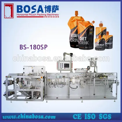 Superior spout pouch filling mach