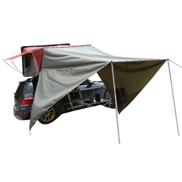 Offroad Car Roof Tent with Side Awning for Outdoor Camping