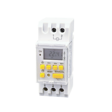 Hot Selling 20Amp 240Vac Programmable Digital Time Switch with LCD Control and DIN Rail Mounting: THC-20A