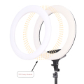 16 นิ้ว LED Dimmable แต่งหน้าวิดีโอ Selfie Ring lamp