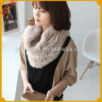 Fashion korea design women's knitted rabbit spring summer scarf wholesale