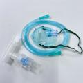 Single use nebulizer mask set