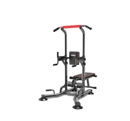 Indoor multi-function fitness exercise pull up power tower