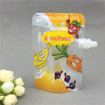 Custom printed reusable food-grade snack spout bags