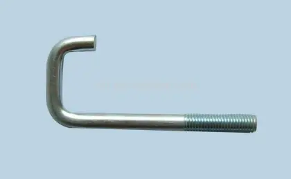 3/4" x 14" Plain Finish L shaped anchor bolt.Bent Anchor Bolt w/ Nut & Washer