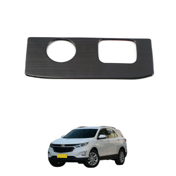 OEM Automotive Stainless Steel Interior Accessories for Chevrolet Chevy Cigarette Lighter Panel Trim Patch