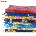 Kain Sequin Bintang warna Double Emas Baru