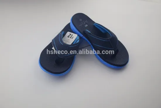 EVA Bicolor injection sole Kids flip flops sandals
