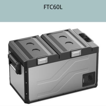 APP Control Refrigerator for Car with SUS304 Shell 12V/24V 787*410*435mm -18~10 ABS/PP CN;ZHE FTC60L 45W OEM Ce
