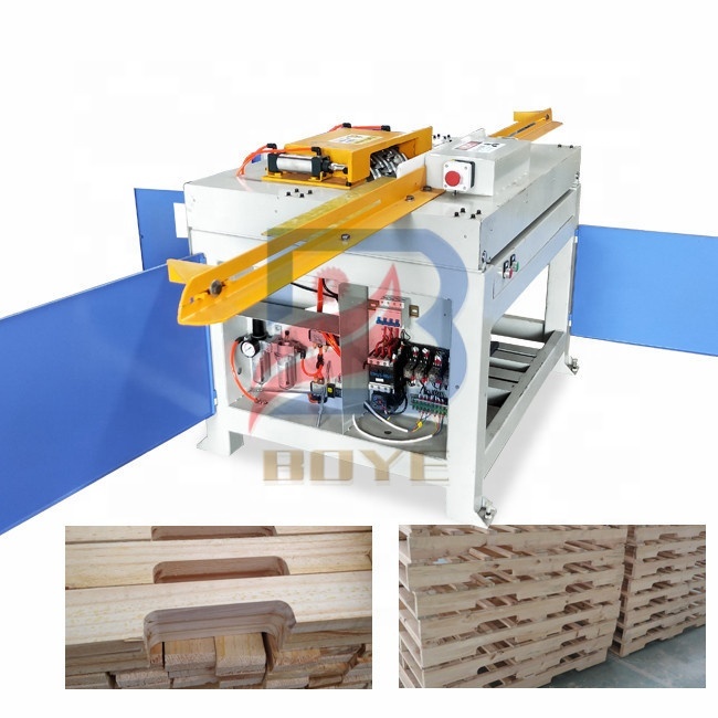 Easy Operational Single Wood Pallet Stringer Notcher: Wood Pallet Notching Machine