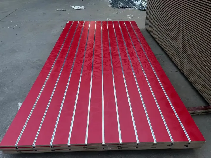 Horizontal Groove Length 2440mm MDF Slatwall Panel