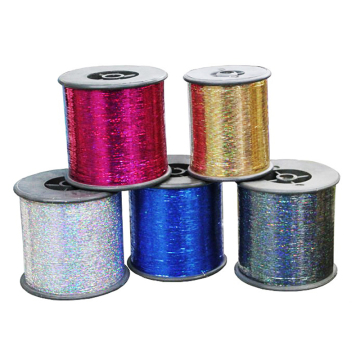colorful lurex laser M type metal yarn