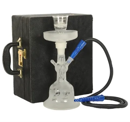 China factory wholesale al fakher hookah chicha narguile al fakher glass hookah shisha with led light
