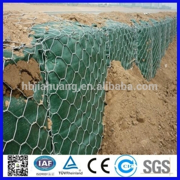 High quality Galfan and PVC coated gabion basket /gabion basket prices