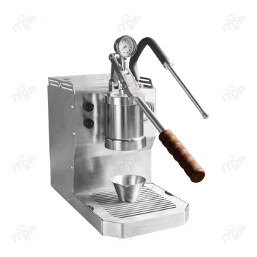 Powerful Manual Espresso Machine with Hot Water System and Frothing Feature