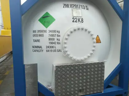 20 Feet Refrigerant Gas Storage ISO Tank