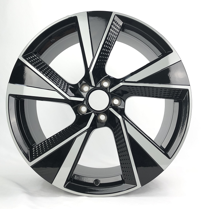 Rim de roues noires brillantes