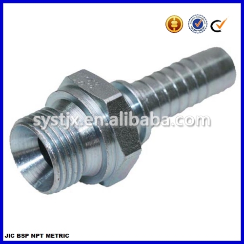 BSP tapered steel male hydraulic fitting