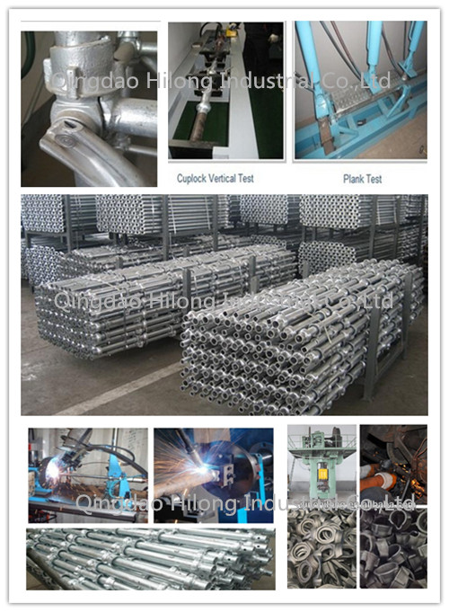 Concrete Slab Steel Galvanized Shoring Cuplock Scaffolding