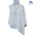 Top din tricot asimetric, gri Heather