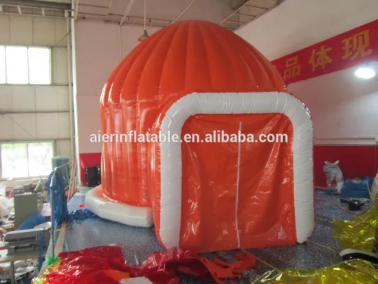 2016 New durable winter tent outdoor inflatable tent/orange wedding tent