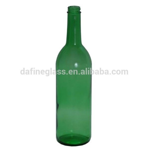 750 ml Green Glass Claret Bottles, screw top
