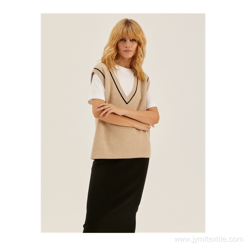 Sleeveless Popular v Neck Sweater Vest