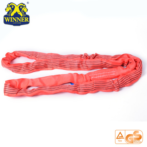 High Strength Soft 100% Polyester 5Ton Round Sling