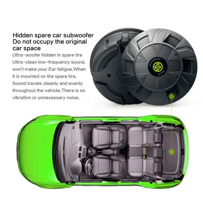 10 Inch Car Subwoofer Audio Sub Woofer SPL Active Car Speaker Subwoofer